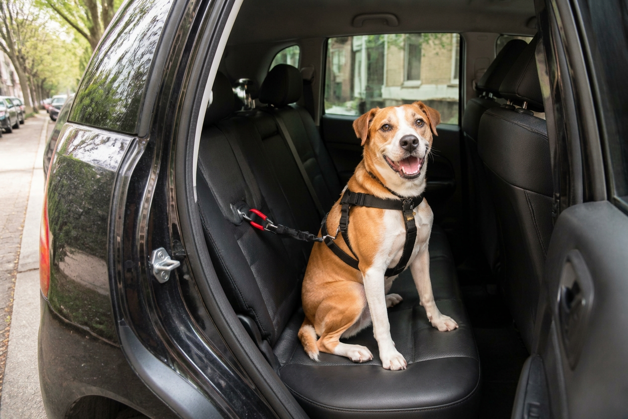 Solo Pet Go driver with a happy dog